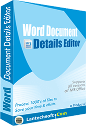 Word Document Properties Editor