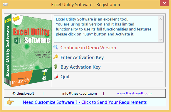 Excel Utility Software