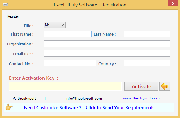 Excel Utility Software