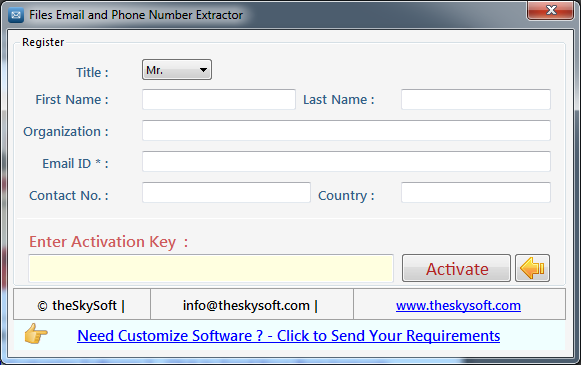 Files Email and Phone Number Extractor