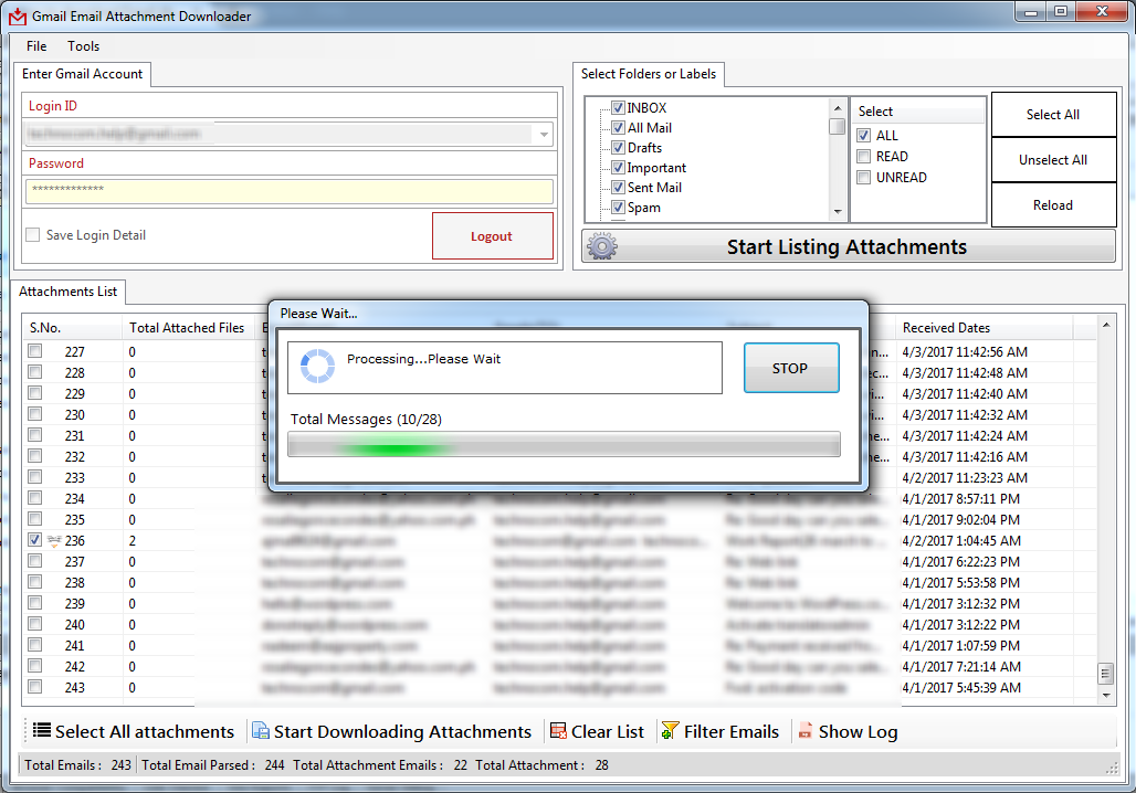 Gmail Email Attachment Downloader