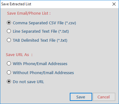 Internet Email and Phone Number Extractor