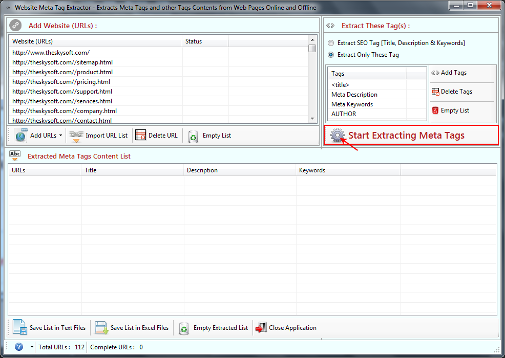 Website Meta Tag Extractor Website Meta Tag Extractor