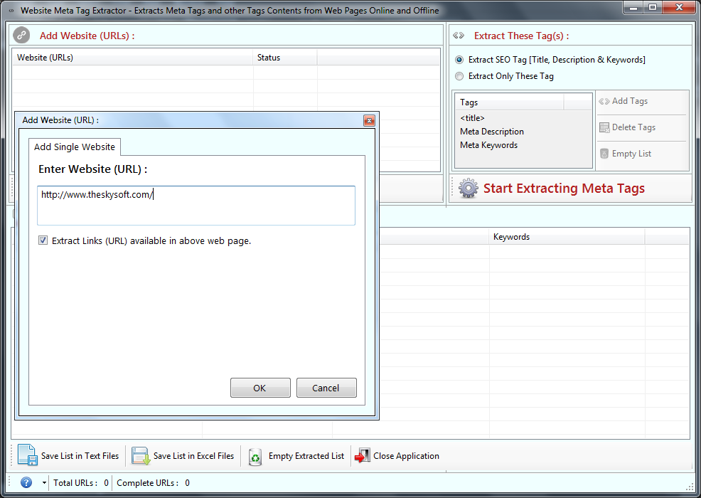 Website Meta Tag Extractor Website Meta Tag Extractor