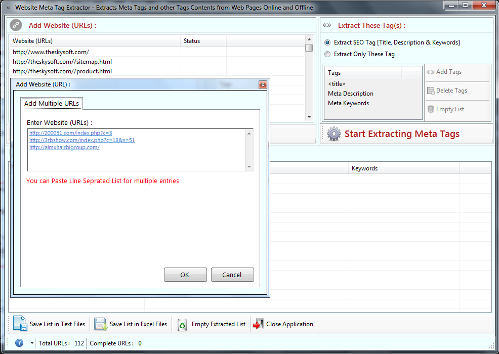 Website Meta Tag Extractor Website Meta Tag Extractor