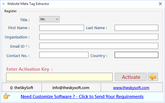 Website Meta Tag Extractor