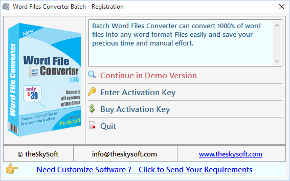 Word File Converter