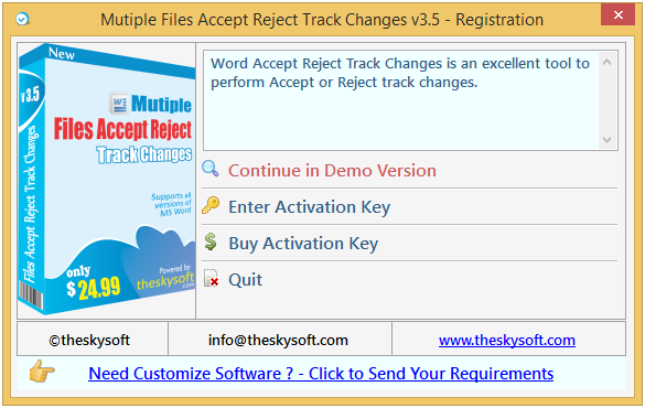 Multiple Files Accept & Reject Track Changes