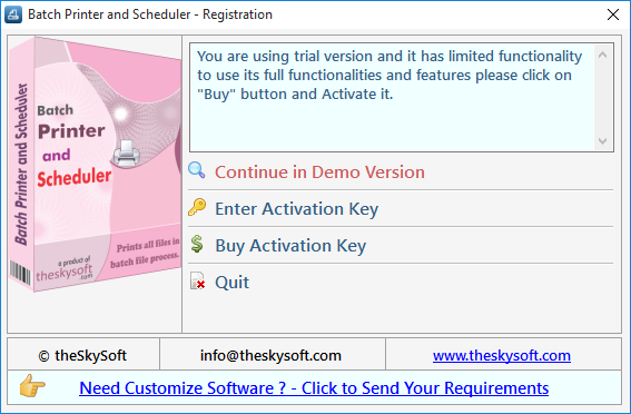 Batch Printer and Scheduler Batch Printer and Scheduler