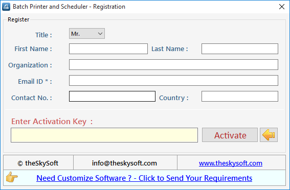 Batch Printer and Scheduler Batch Printer and Scheduler