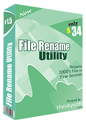 File Rename Utility screenshot