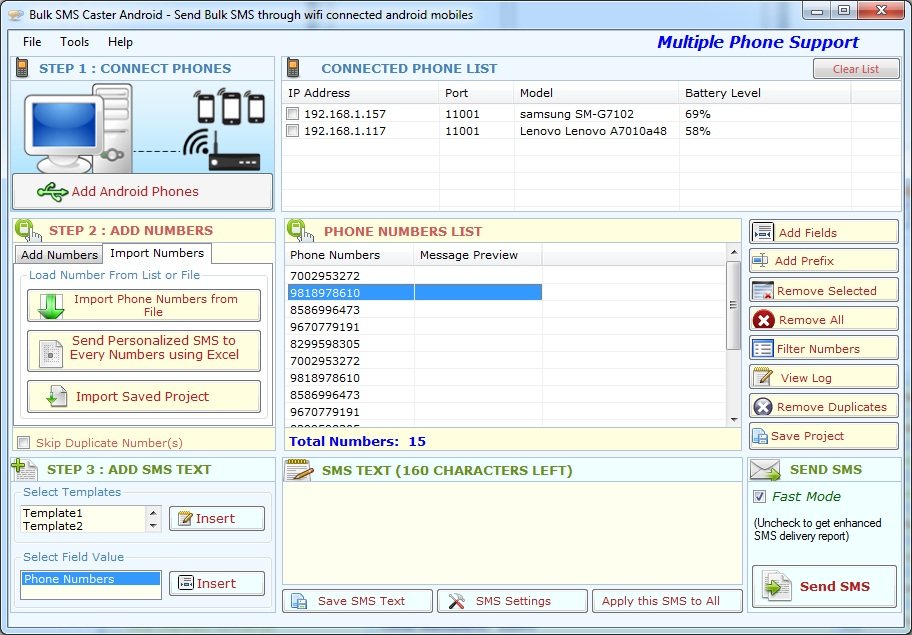 Bulk SMS Caster Professional Bulk SMS Caster Professional