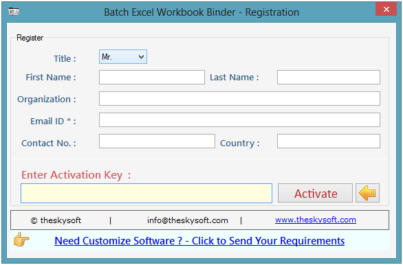 Batch Excel Workbook Binder