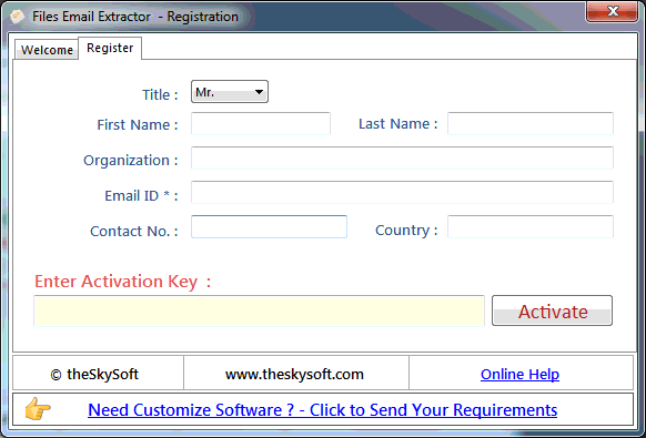 Files Email Extractor Files Email Extractor