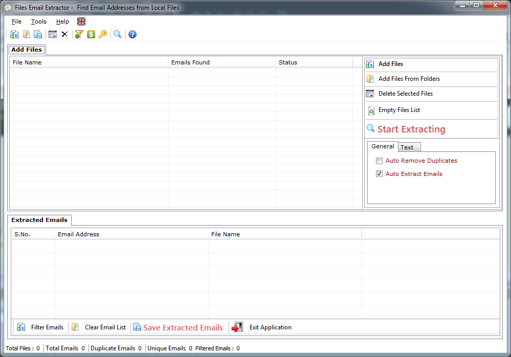 Files Email Extractor