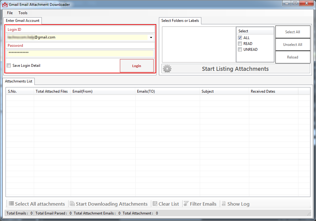 Gmail Email Attachment Downloader