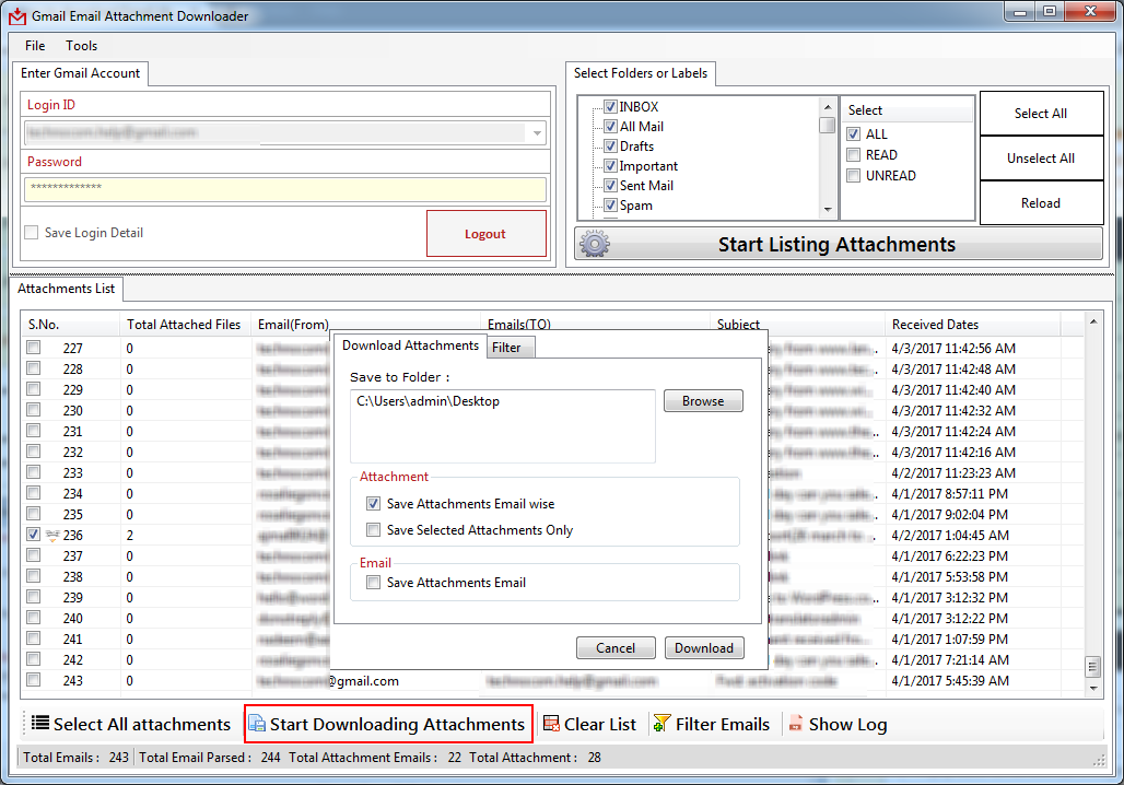 Gmail Email Attachment Downloader Gmail Email Attachment Downloader