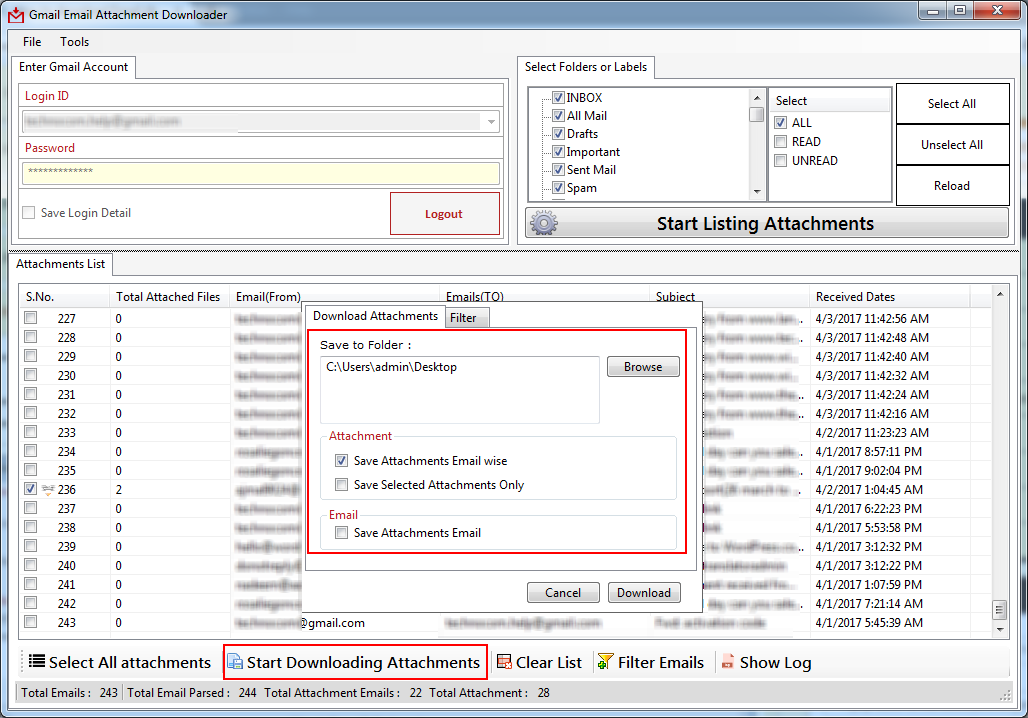 Gmail Email Attachment Downloader Gmail Email Attachment Downloader