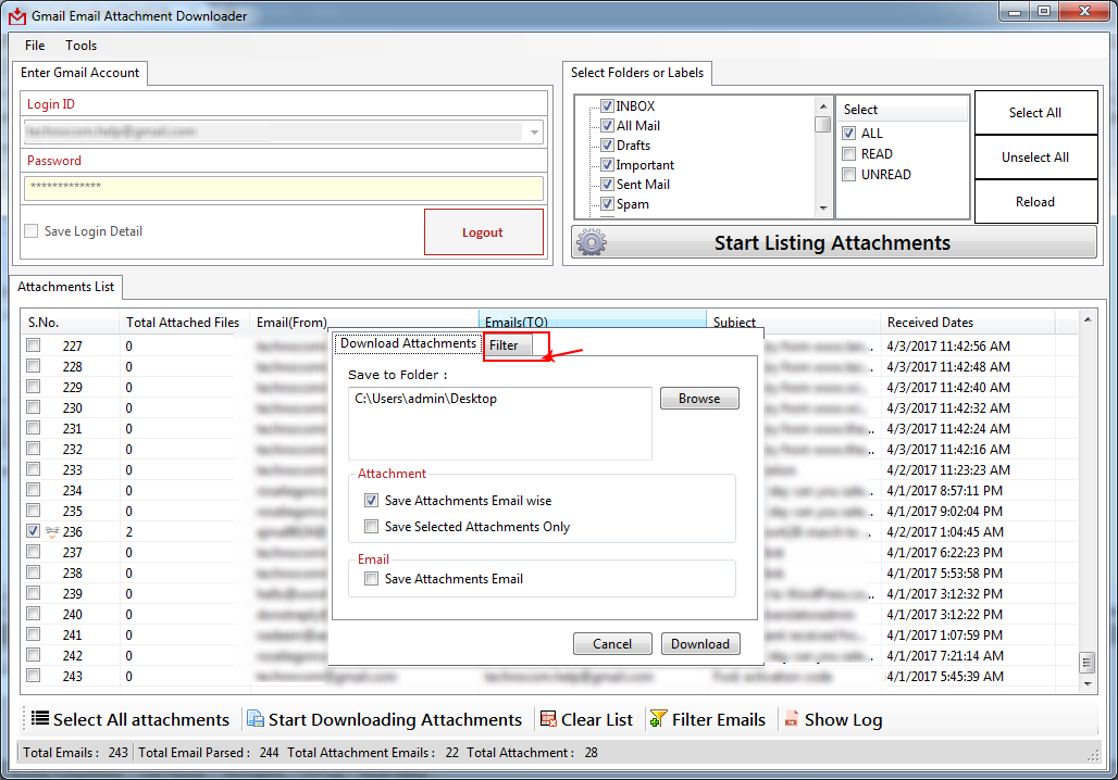 Gmail Email Attachment Downloader Gmail Email Attachment Downloader