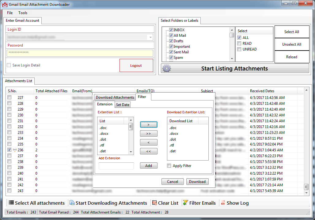 Gmail Email Attachment Downloader Gmail Email Attachment Downloader