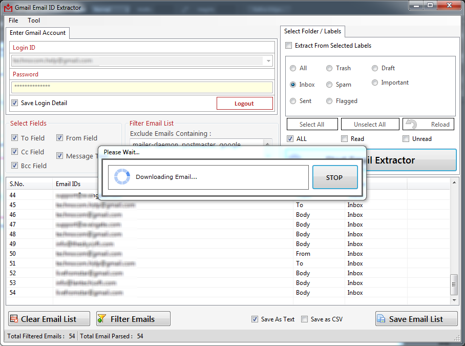 Gmail Email ID Extractor Gmail Email ID Extractor