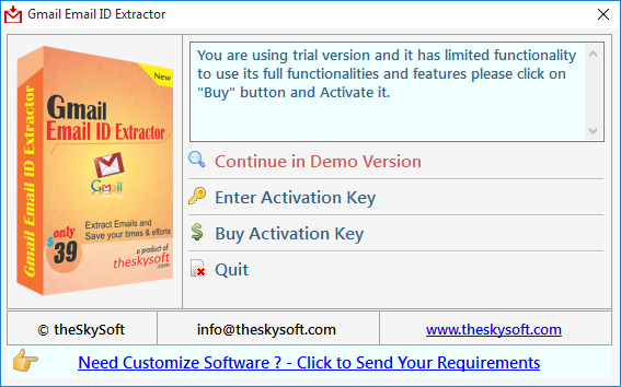 Gmail Email ID Extractor