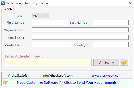 Hindi Unicode Converter Hindi Unicode Converter