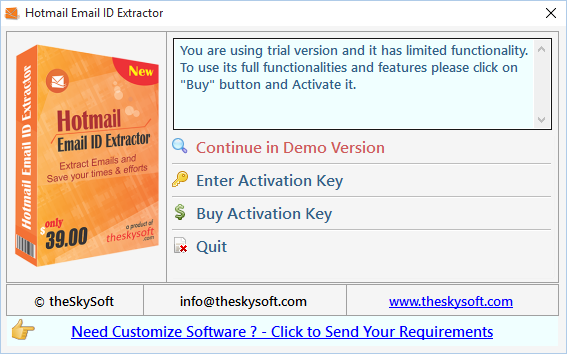 Hotmail Email ID Extractor