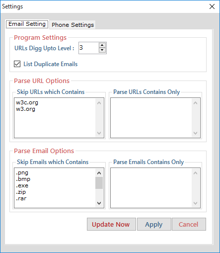 Internet Email and Phone Number Extractor Internet Email and Phone Number Extractor