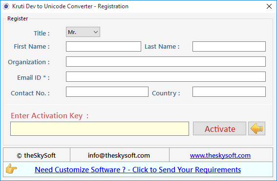 Kruti Dev to Unicode Converter Kruti Dev to Unicode Converter