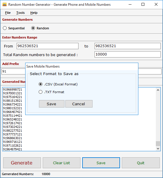 Random Number Generator Random Number Generator