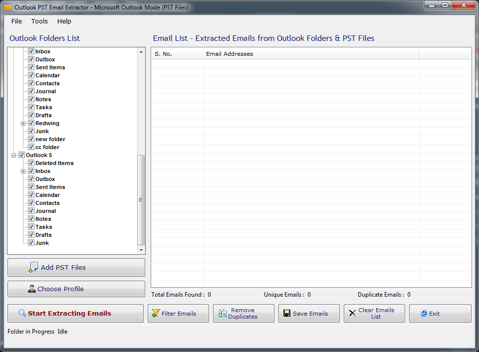 Outlook PST Email Extractor Outlook PST Email Extractor