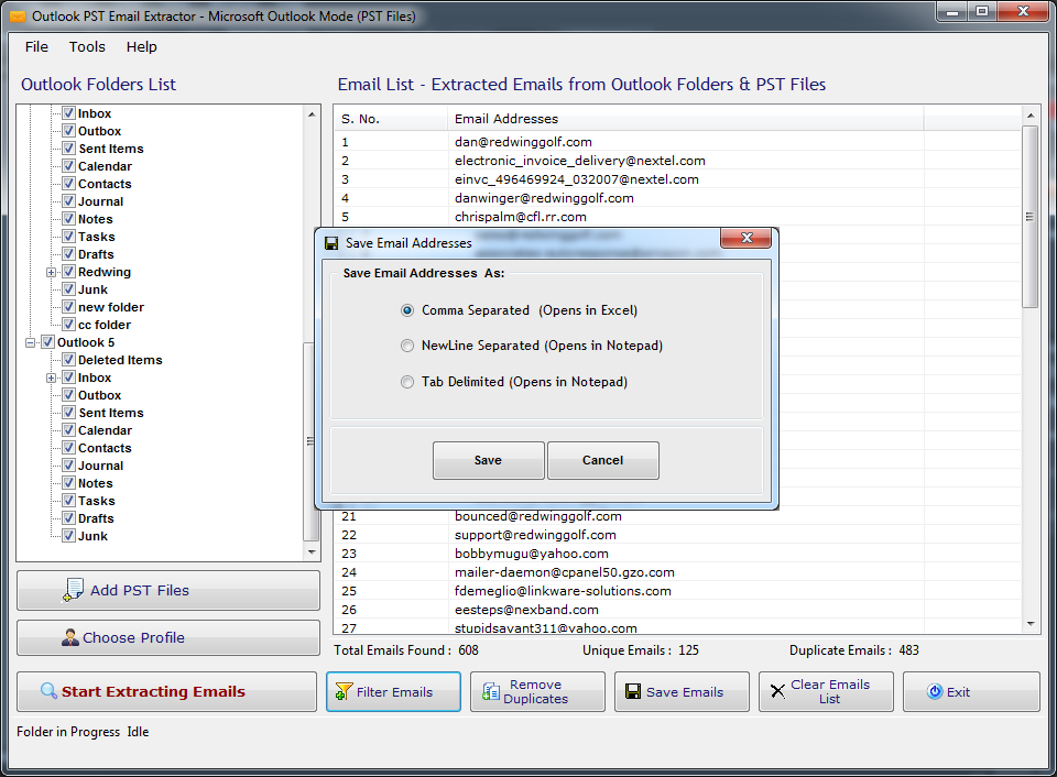 Outlook PST Email Extractor Outlook PST Email Extractor