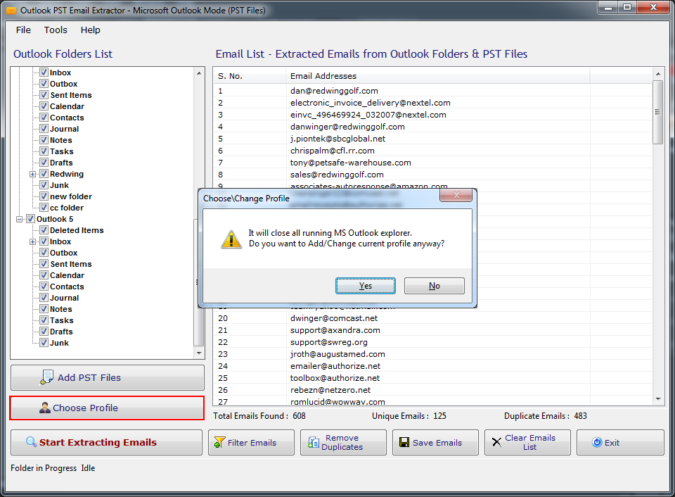 Outlook PST Email Extractor Outlook PST Email Extractor