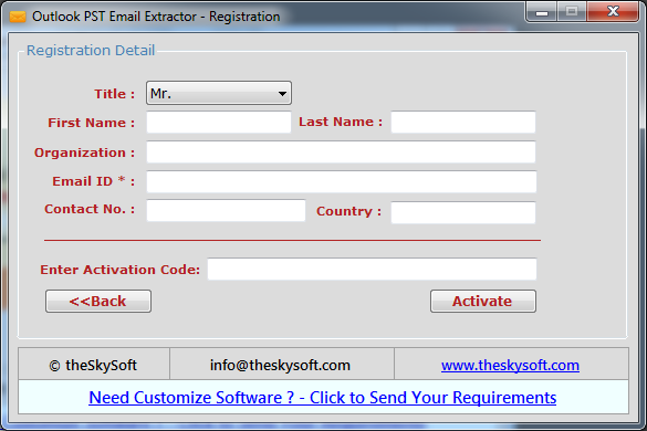 Outlook PST Email Extractor Outlook PST Email Extractor