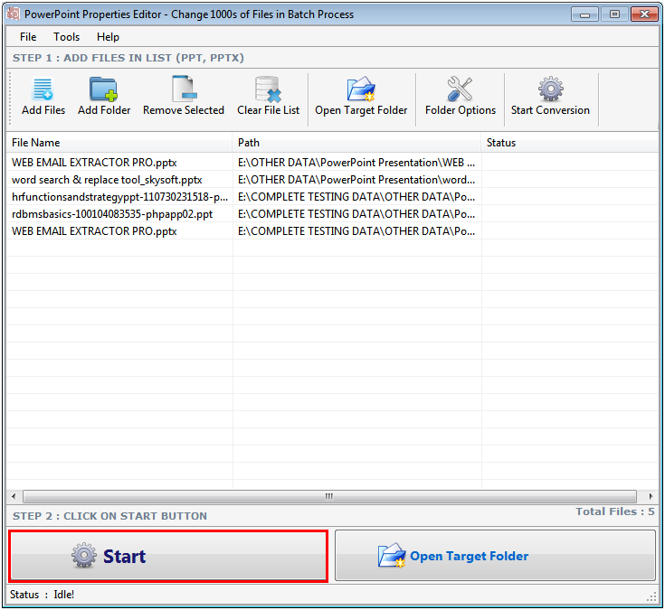 PowerPoint Document Properties Editor PowerPoint Document Properties Editor