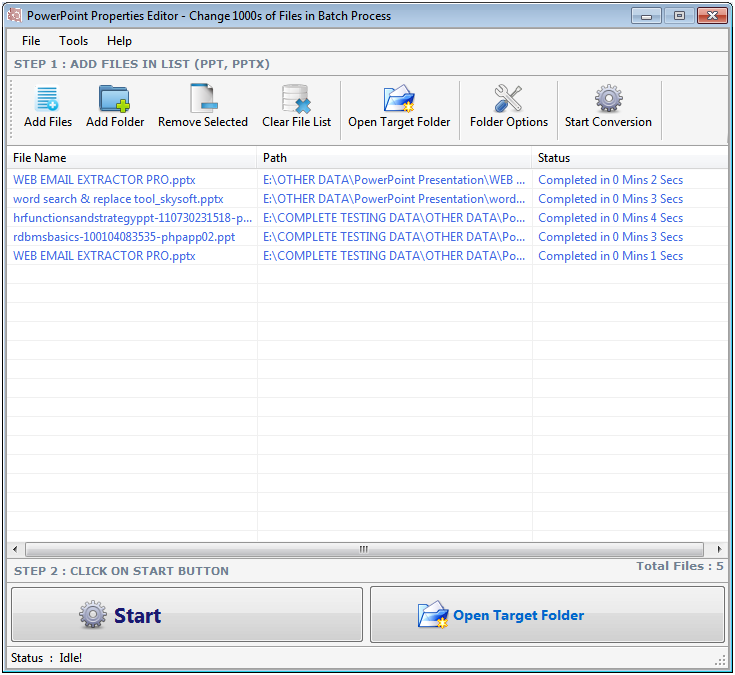 PowerPoint Document Properties Editor PowerPoint Document Properties Editor