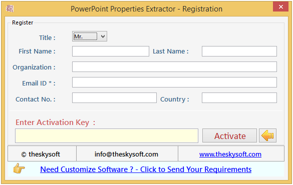 PowerPoint Document Properties Extractor