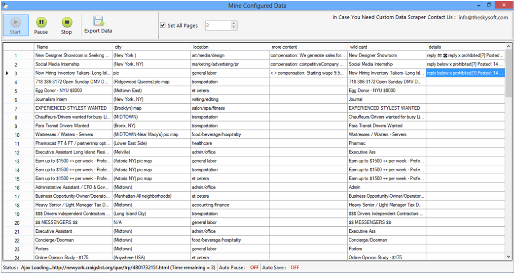 Web Data Miner