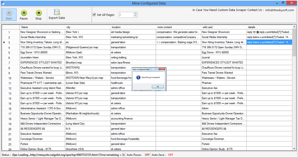 Web Data Miner