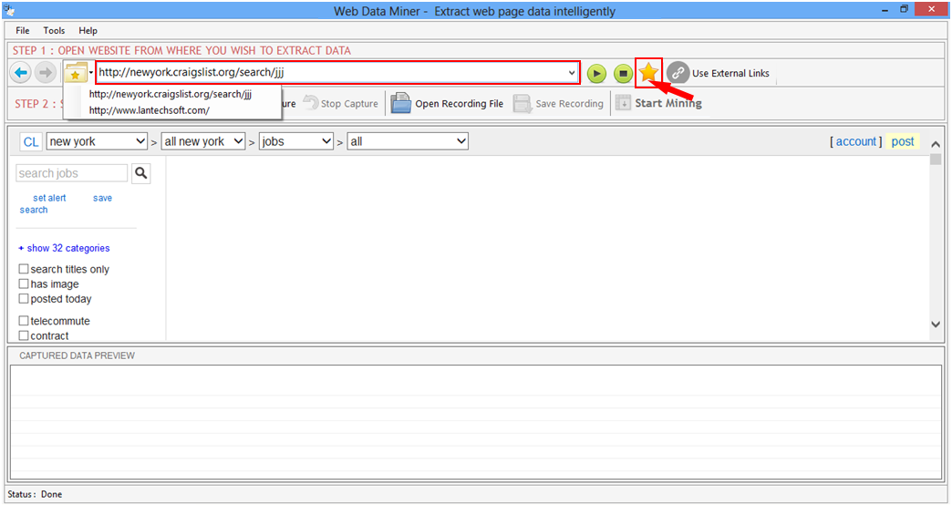 Web Data Miner Web Data Miner