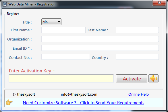Web Data Miner Web Data Miner