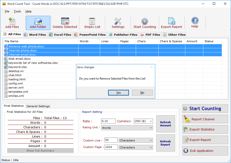 Word Count Tool