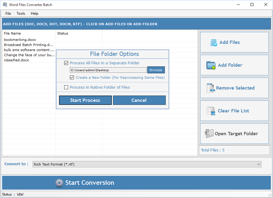 Word File Converter