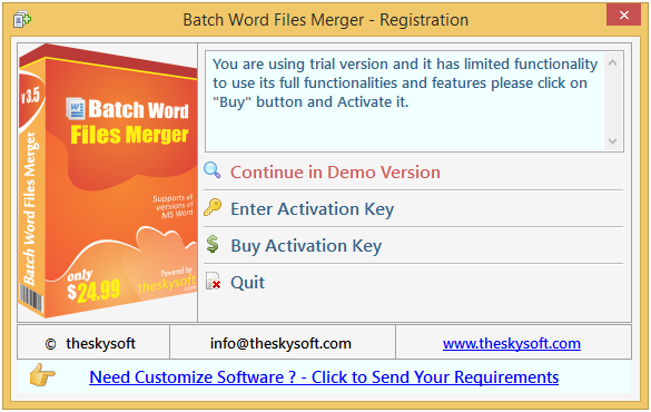 Batch Word Files Merger