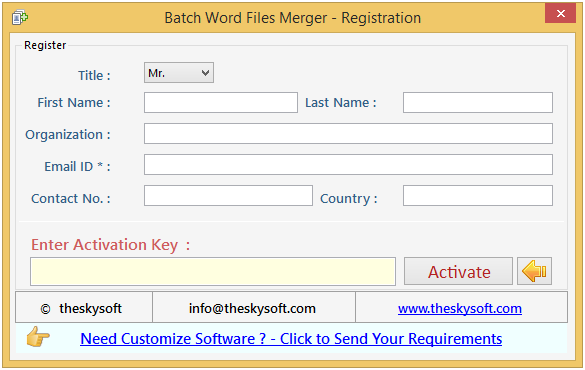 Batch Word Files Merger