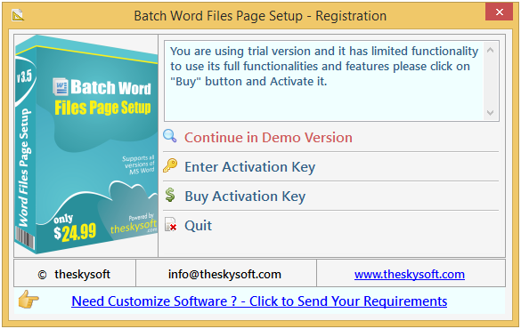 Batch Word Files Page Setup Batch Word Files Page Setup