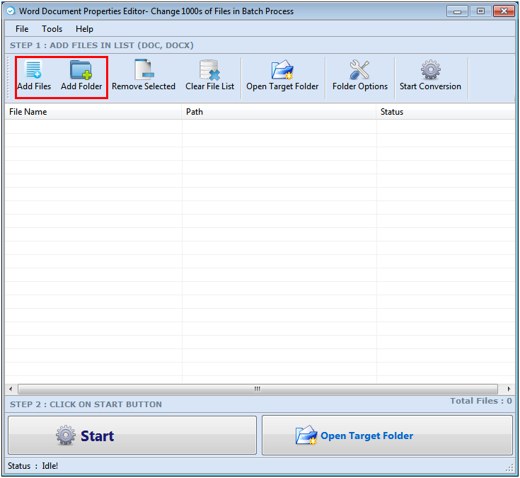 Word Document Properties Editor Word Document Properties Editor