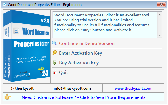 Word Document Properties Editor Word Document Properties Editor