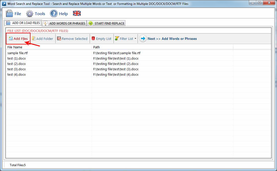 Word Search and Replace Tool Word Search and Replace Tool